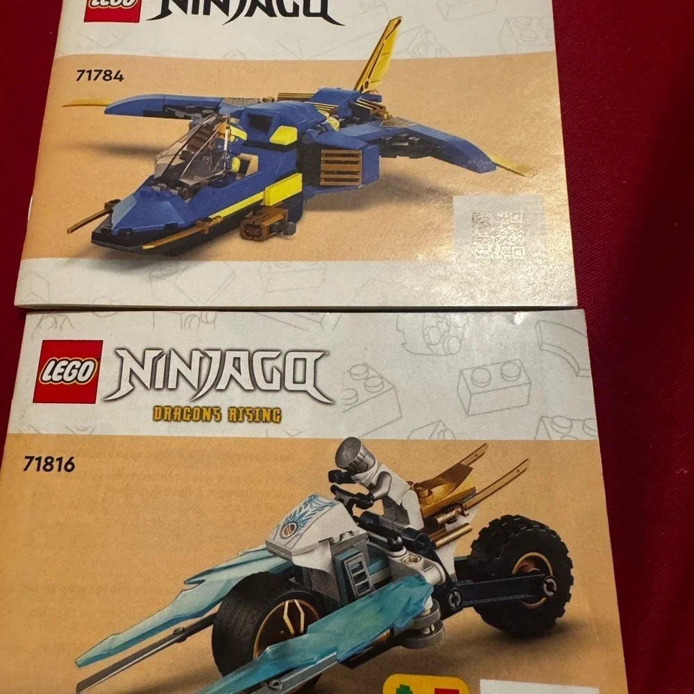 Lego Instruction Manual Book LEGO Ninjago 71816 Zane's Ice Motorcycle And 71784